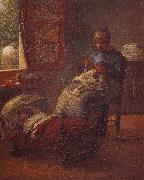 Jean Francois Millet Sleeping children oil painting on canvas